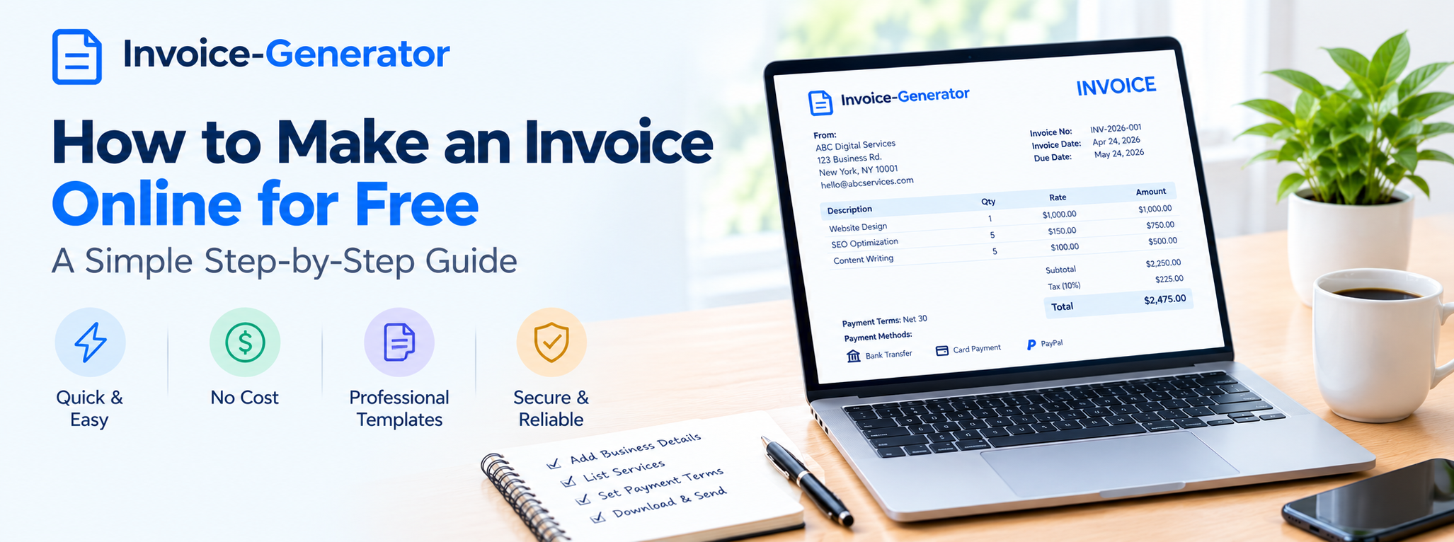 How to Make an Invoice Online for Free: A Simple Step-by-Step Guide